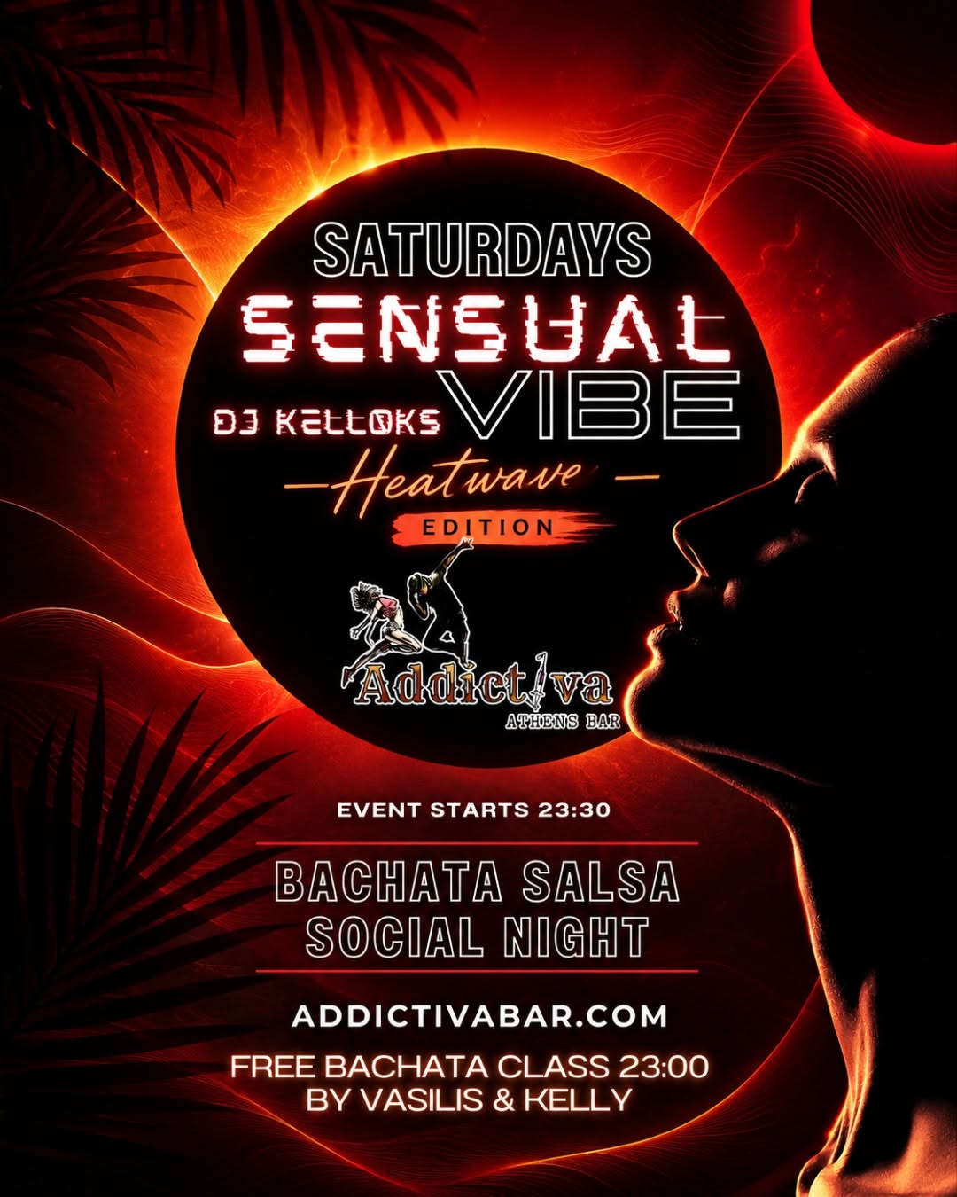 Sensual Vibe Saturdays Bachata Social Dancing Night Rooftop Party