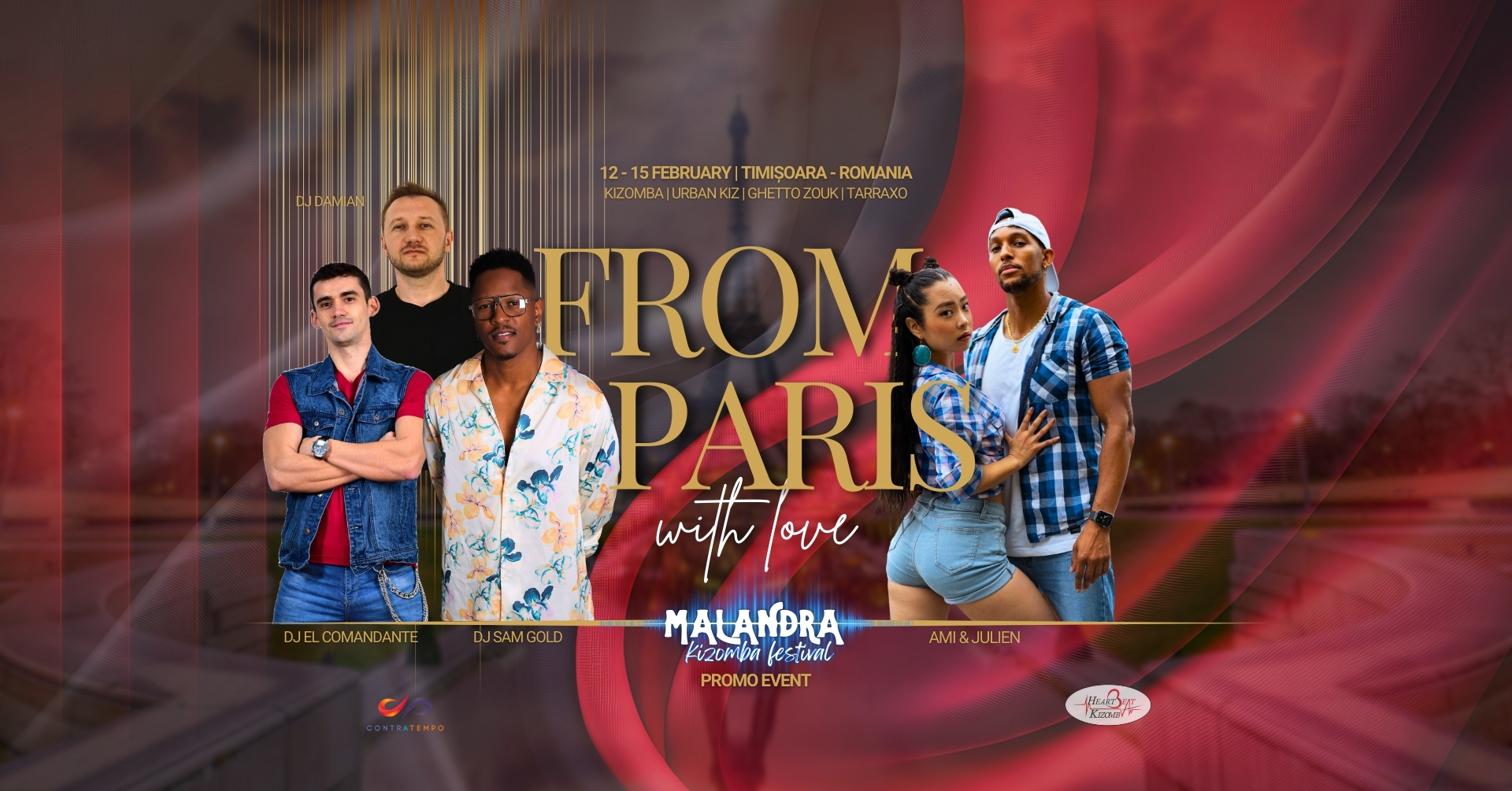 From Paris with Love Promo event Malandra Kizomba Festival