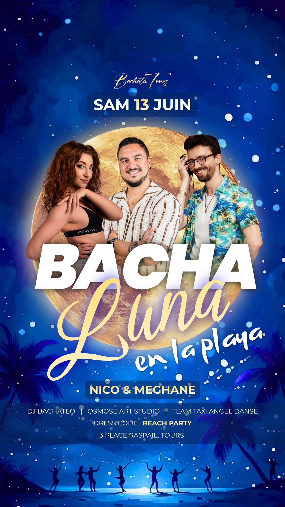 Bacha Luna en la Playa 🌝 Nico & Meghane 🌴 DJ Bachateo