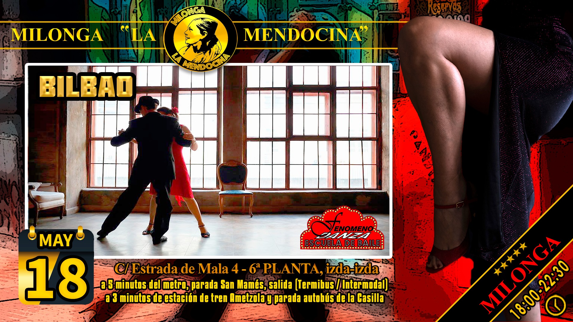 Milonga la Mendocina 18 de Mayo de 2024
