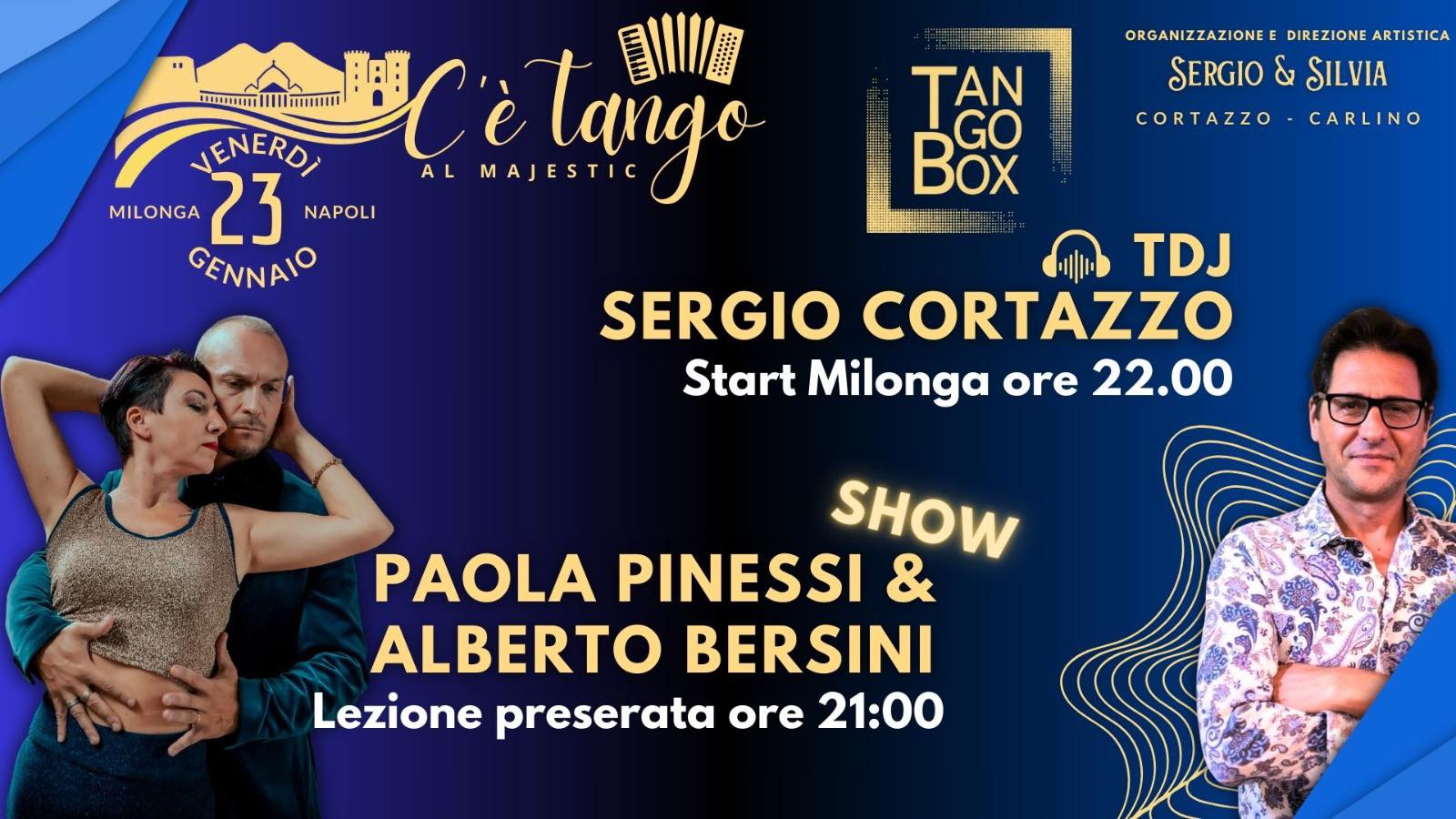 C’è Tango al majestic e TangoBox Venerdì 23 Gennaio