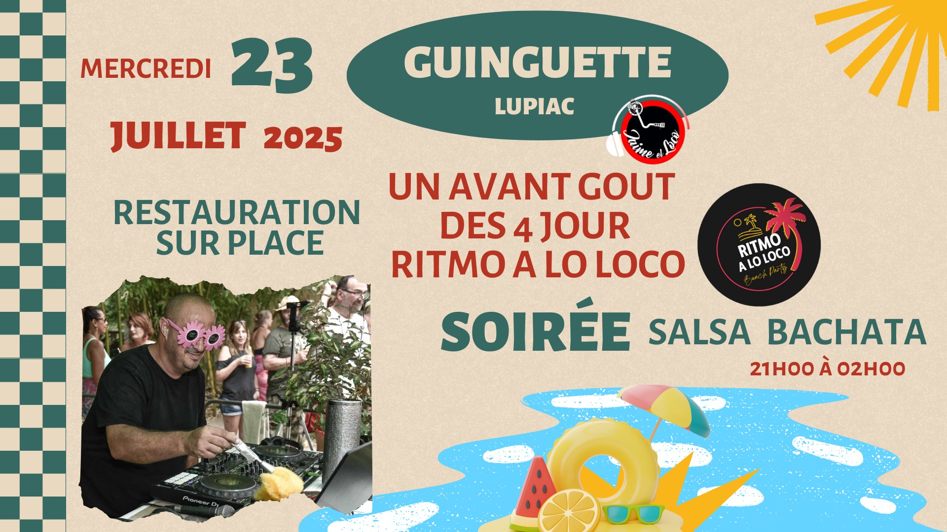 Soirée avant-goût du Ritmo a lo Loco - Guinguette de Lupiac