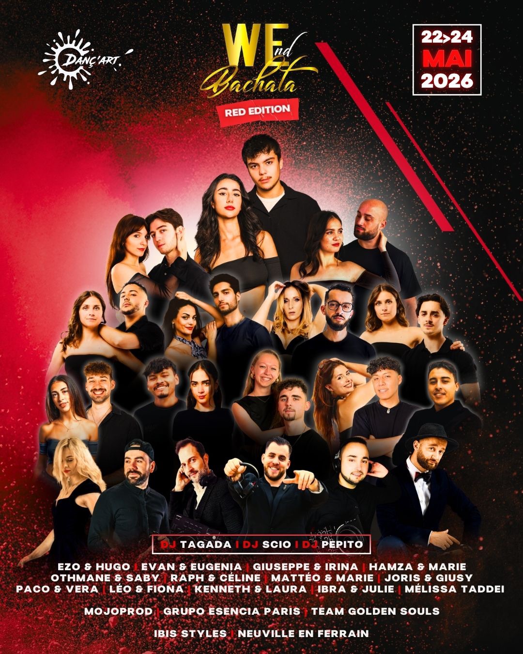 WEnd Bachata LILLE ALL IN ONE 22 au 24 Mai