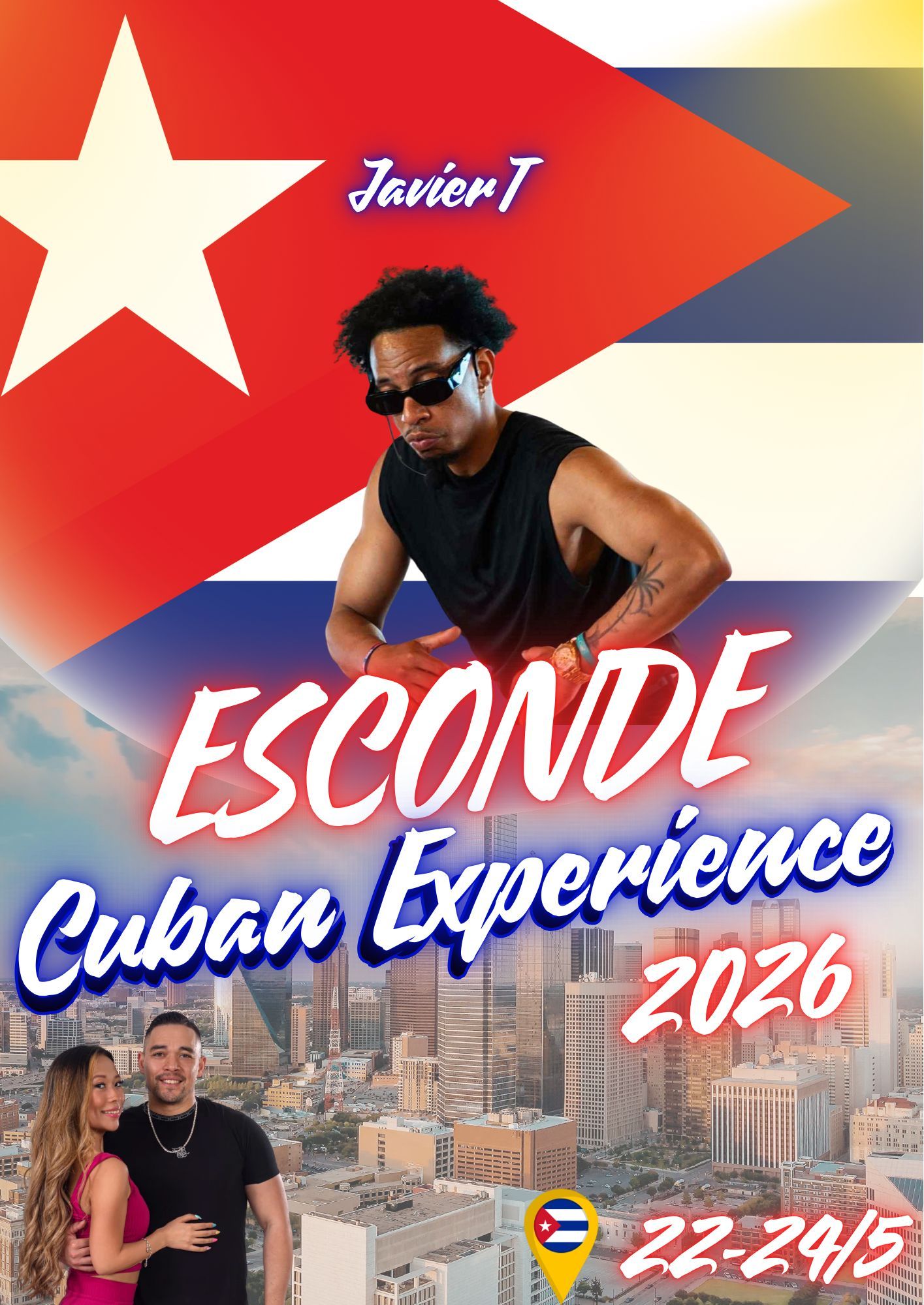 Esconde Cuban Vibes 🇨🇺 100% Cuban Social Dance and workshop with Javier "Manana Timba" ✨️🇨🇺