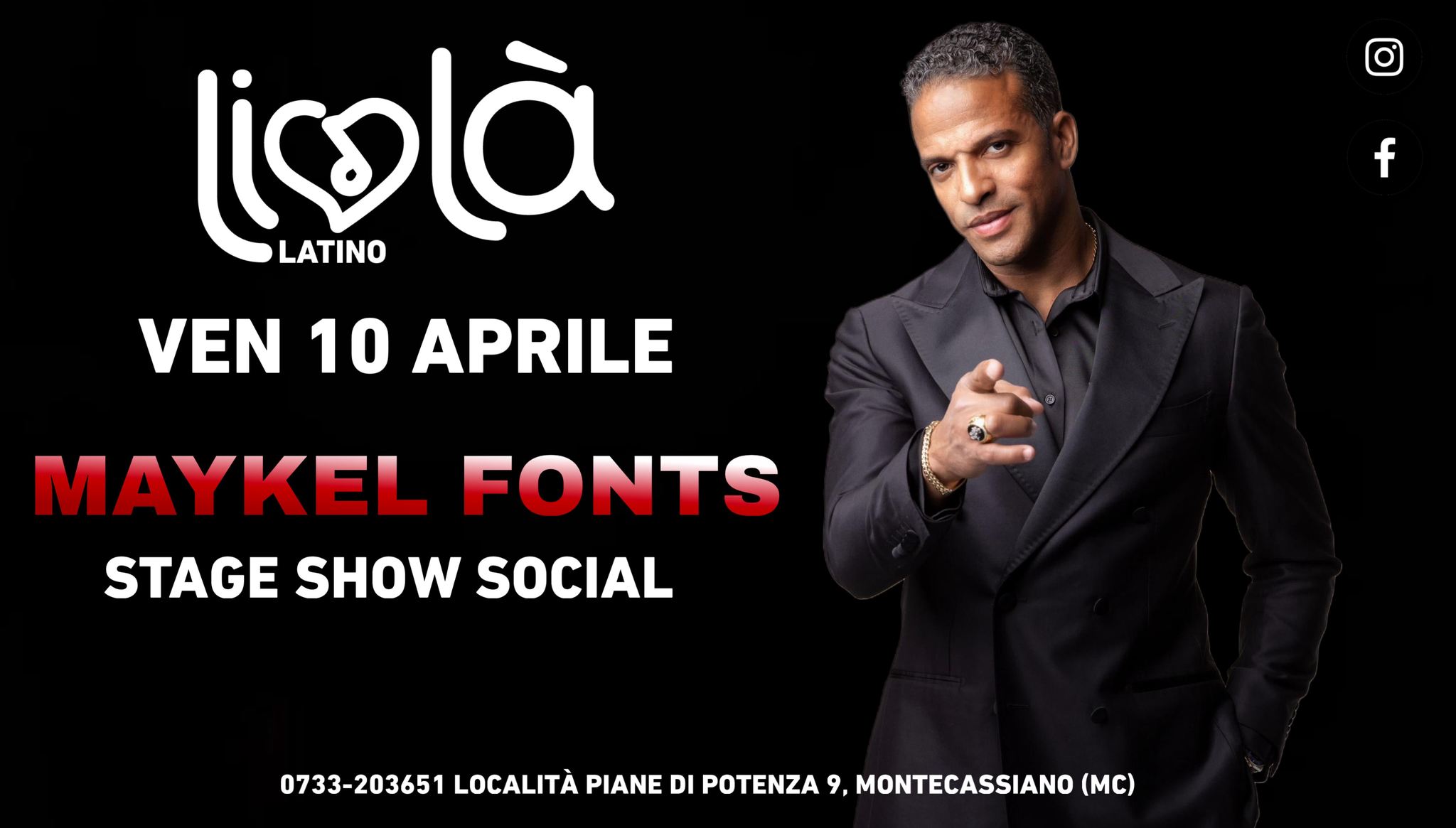 MAYKEL FONTS LIOLÀ LATINO VEN 10 APRILE