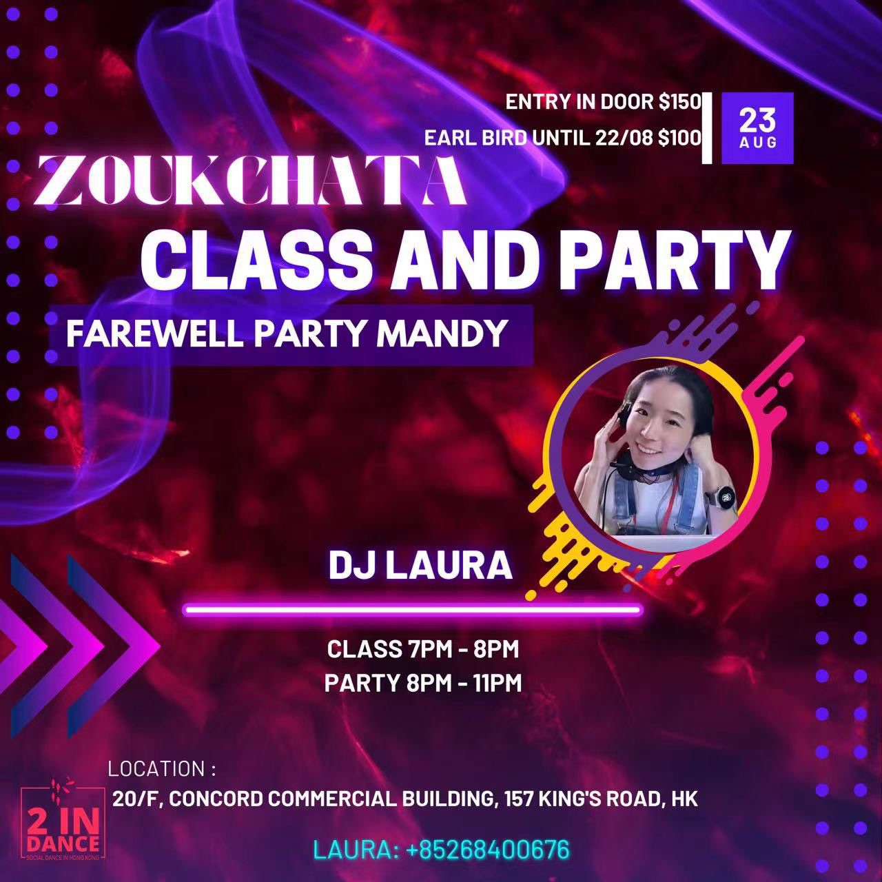 Zoukchata Night (party+class)