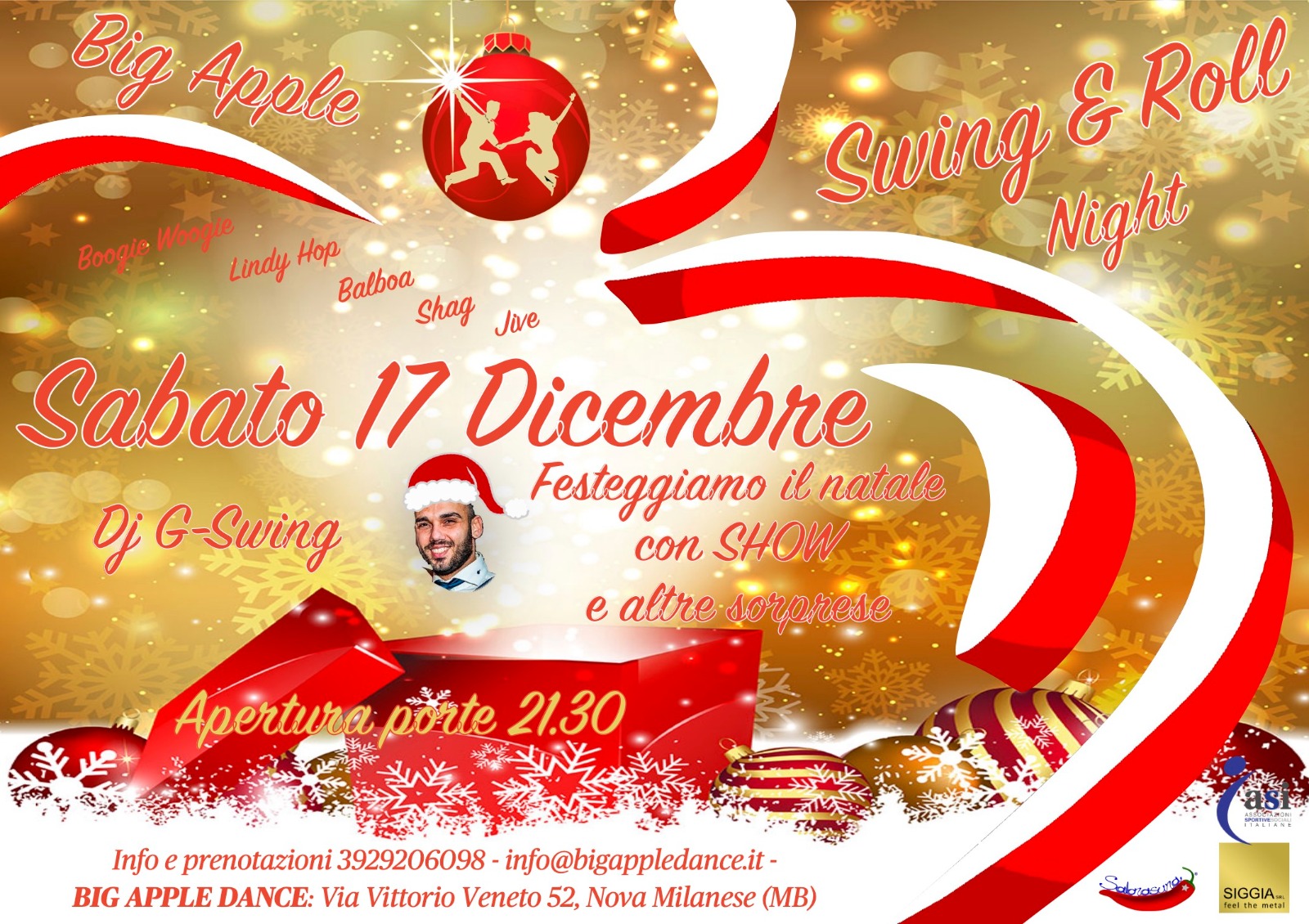 Swing & Roll Party Night - DJ G-Swing - Show - Sorprese ;-)