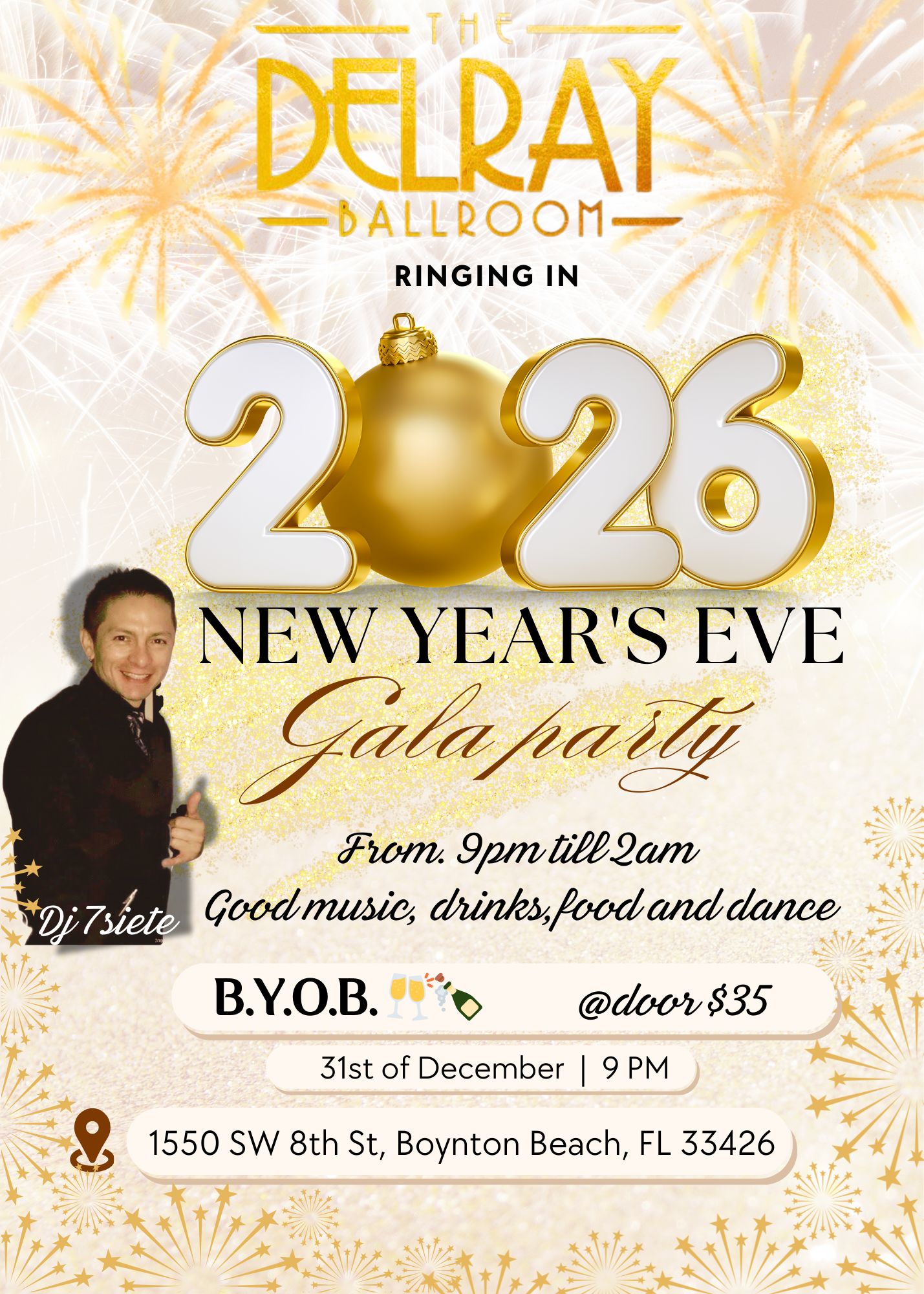 New Year's @The Delray Ballroom
