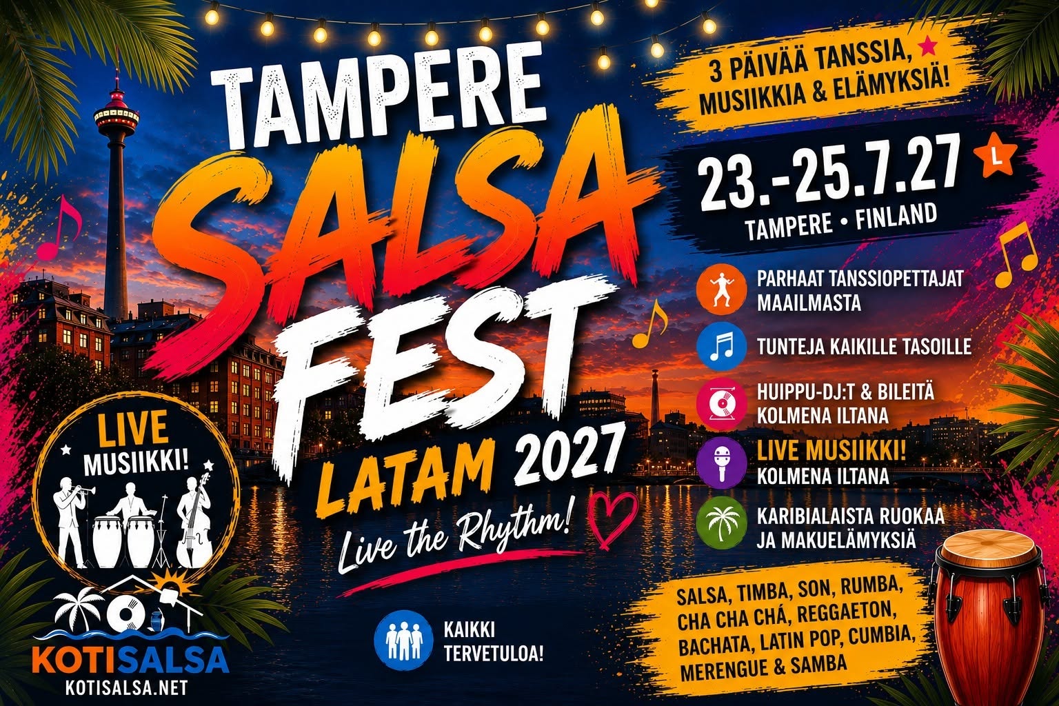 Tampere Salsa Fest LATAM 2027