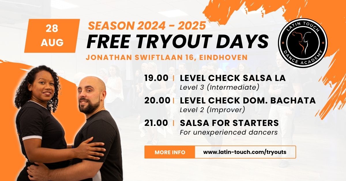 FREE TRYOUT DAYS LATIN TOUCH DANCE ACADEMY