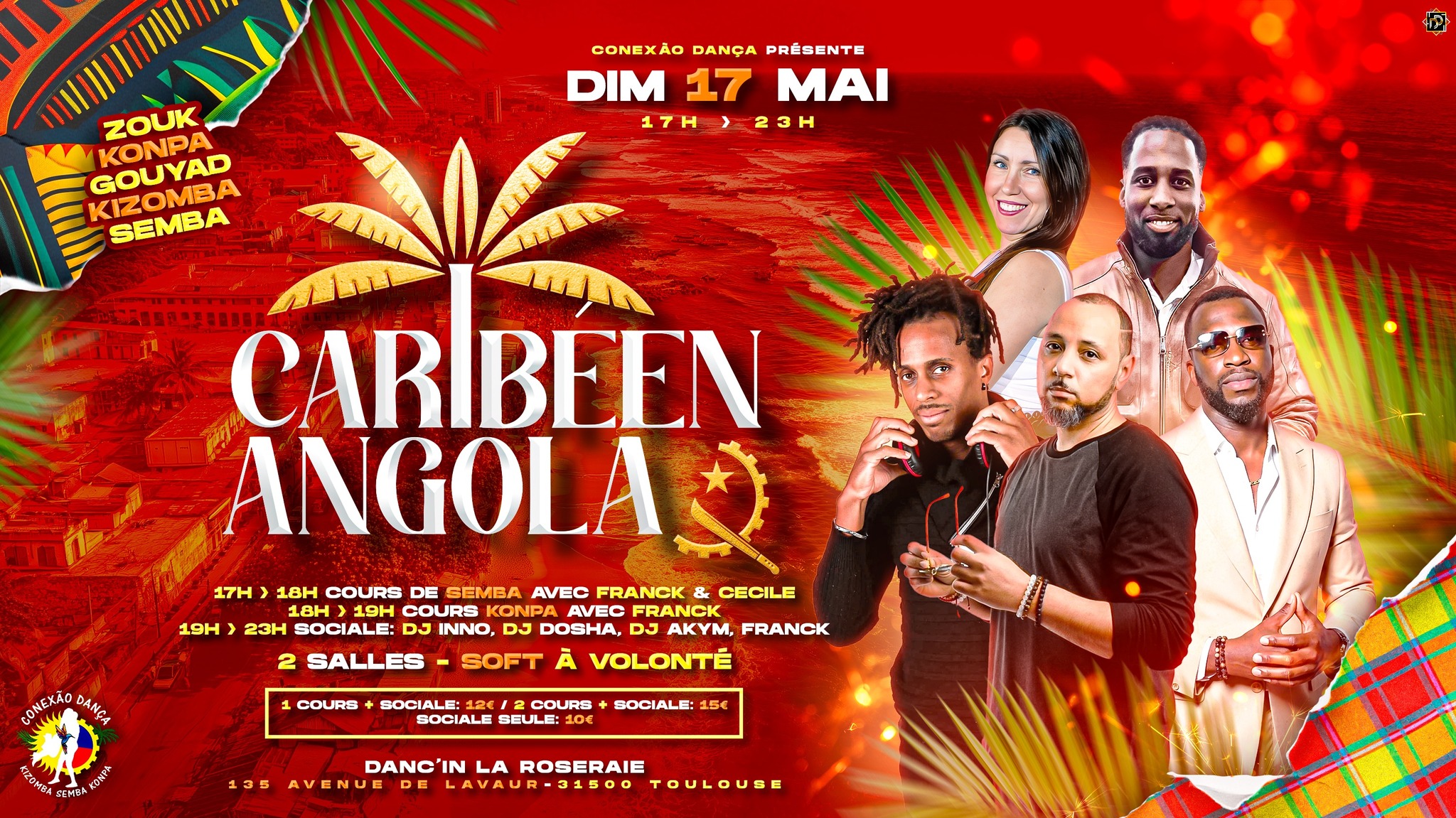 Caribeen Angola sociale (Danc’in)