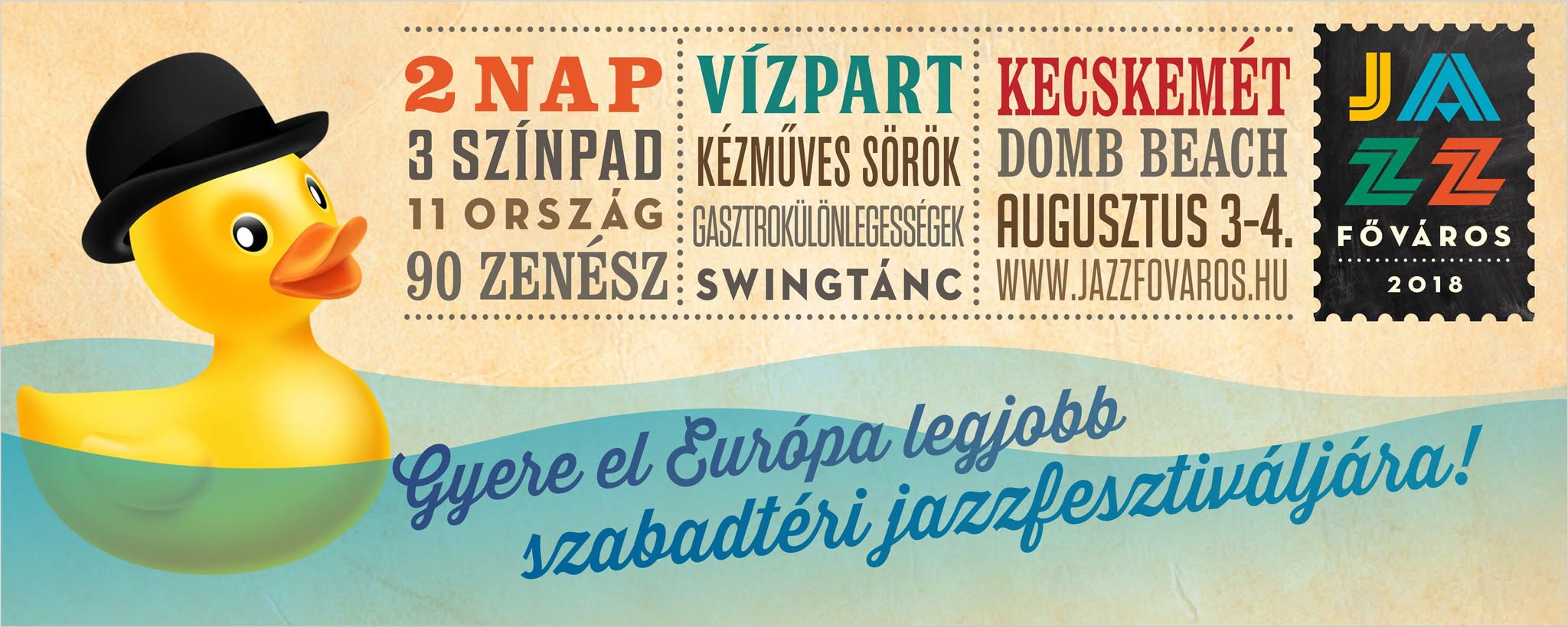 III Jazzfőváros fesztivál, 2018 aug 3-4