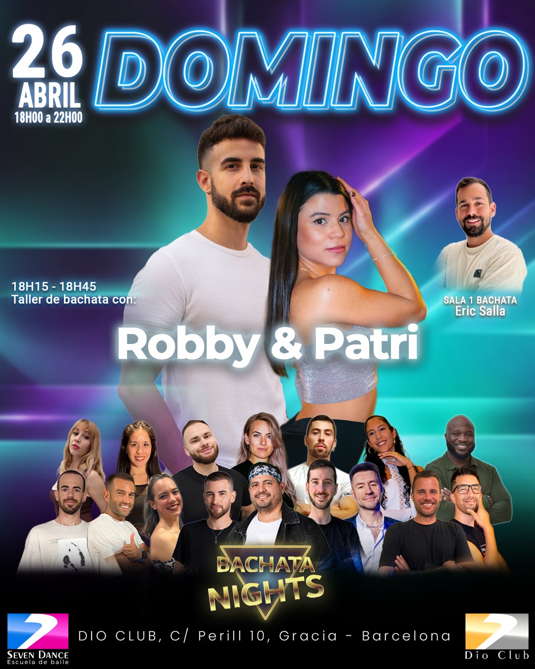 Seven Dance Barcelona Semana completa en Dio Club