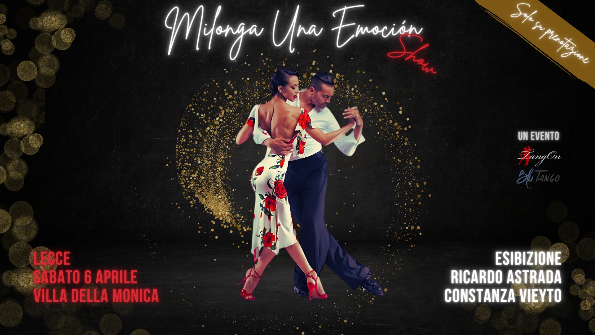 Milonga Una Emoción - Show Ricardo Astrada y Constanza Vieyto