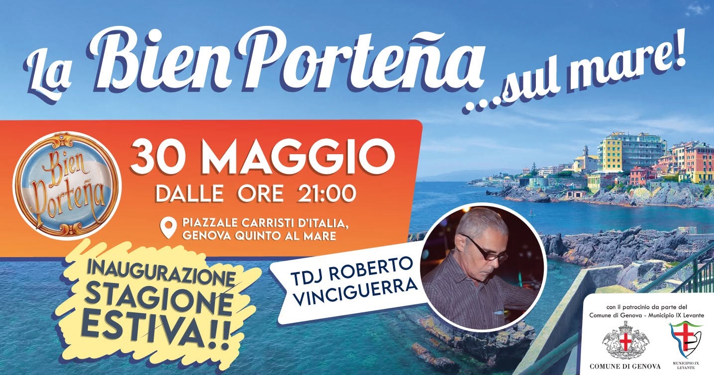 Inaugurazione 👉LA Milonga Bien Porteña sul mare a Génova ‼️🔝
