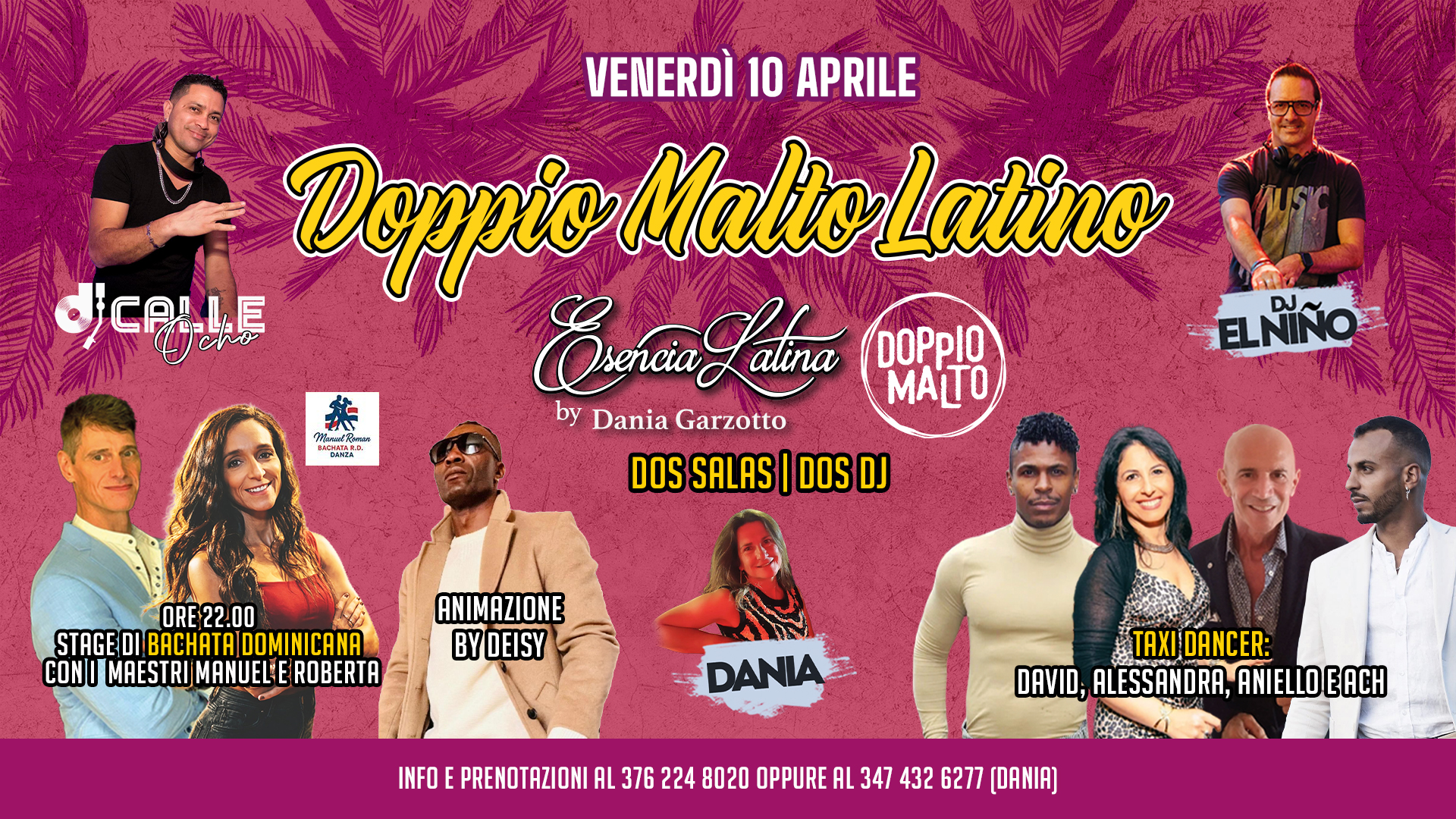 Venerdì Latino 💃🏼 con Esencia Latina 💃🏼 al Doppio Malto