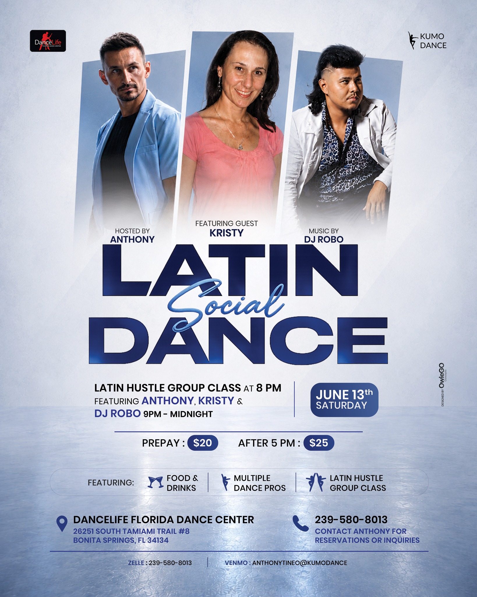 Latin dance social special event