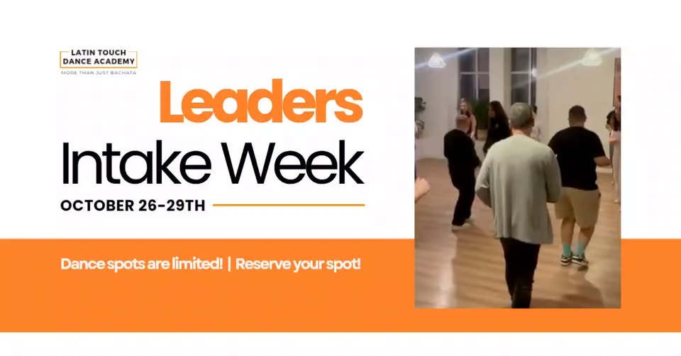 Leaders Intake Week Proefles Bachata, Salsa en Kizomba in Tilburg