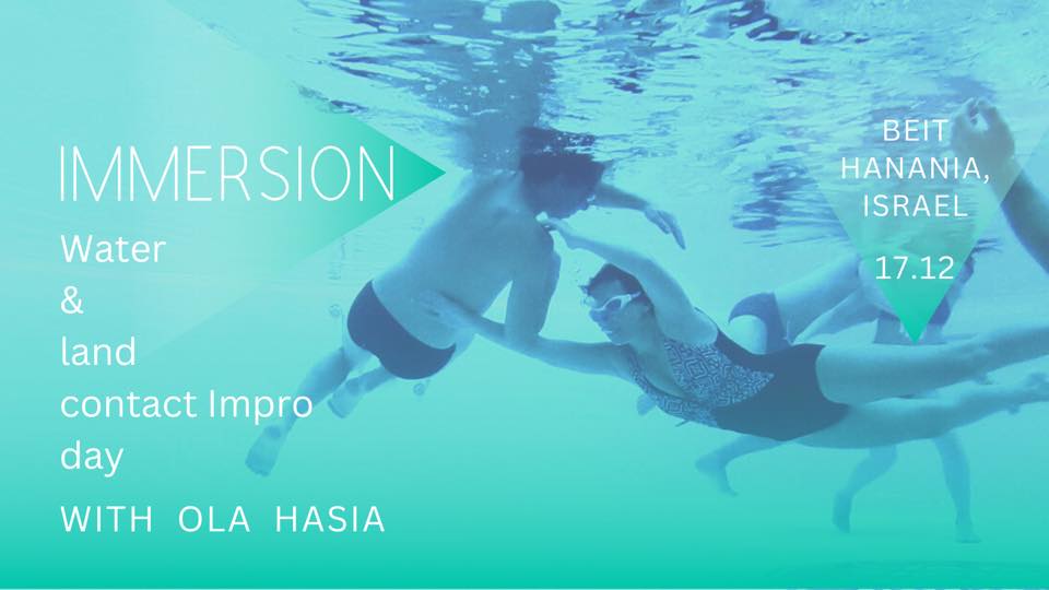 IMMERSION ๐ฆ Water & Land Contact Impro Day