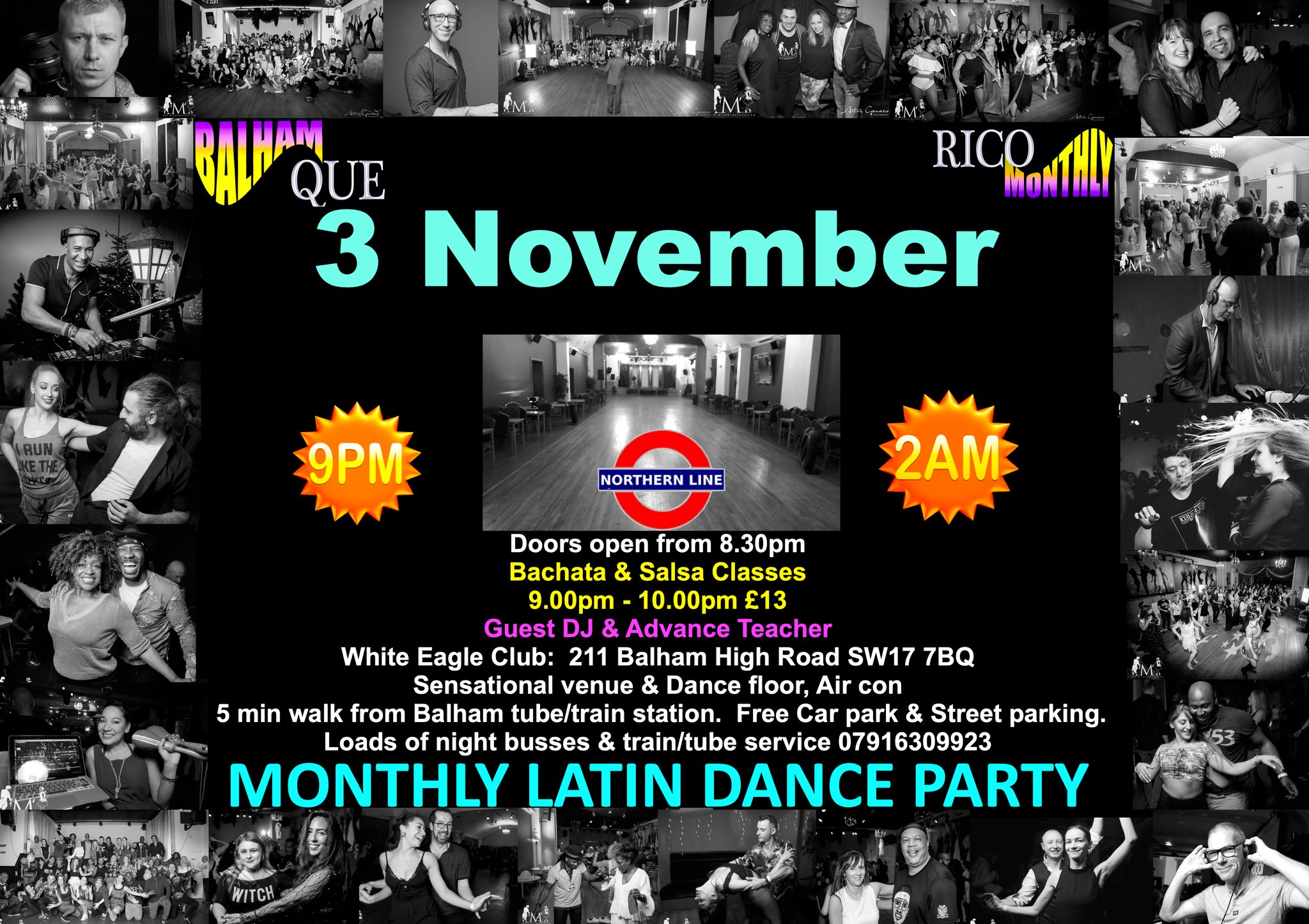 FRI 3RD NOV - "QUE RICO" SALSA & BACHATA