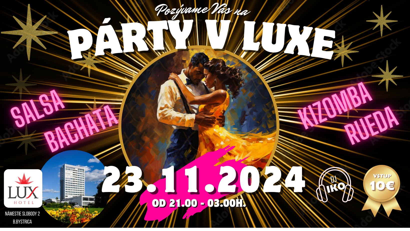 SALSA PÁRTY V LUXE! 23.11.2024