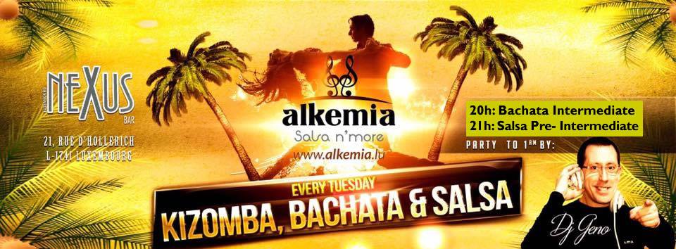 Tuesday Salsa and Bachata Intermediate Classes Party. Free Trial