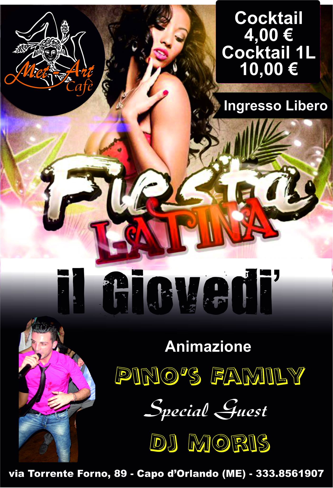 Il Giovedì Latino al "Met-Art Cafè"