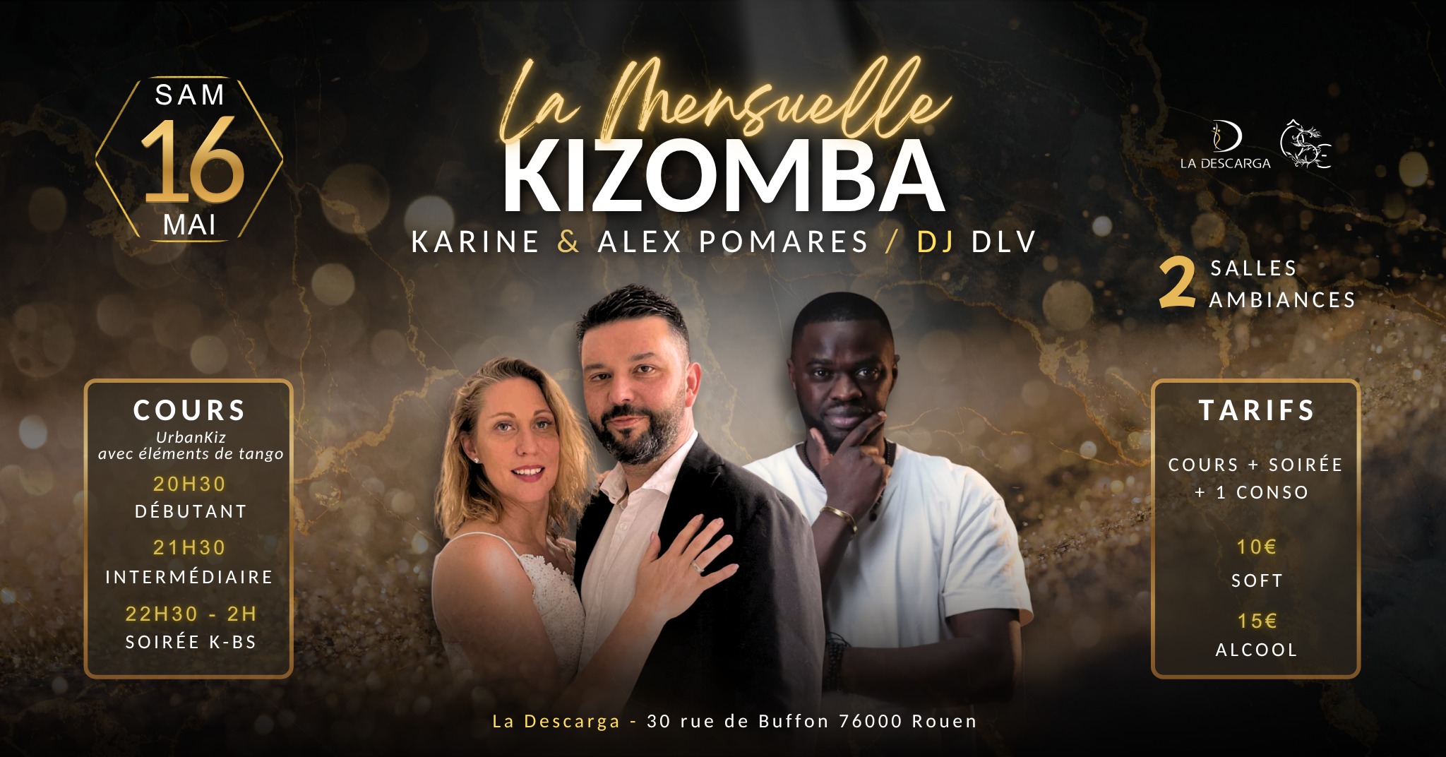 La Mensuelle Kizomba à La Descarga