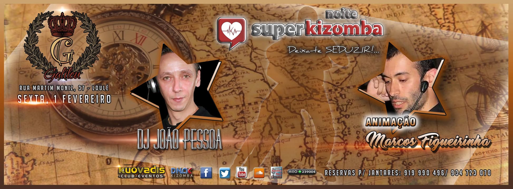 SUPER Kizomba & Marcos Figueirinha ☆ Galileu Bar