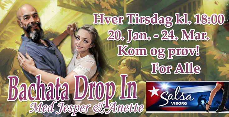 Bachata Drop-In med Jesper & Anette 💃🕺