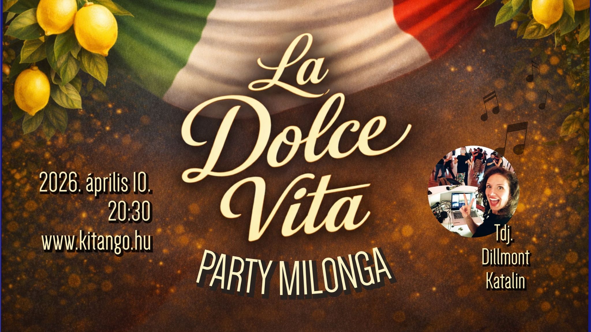 La Dolce Vita party milonga by KITango