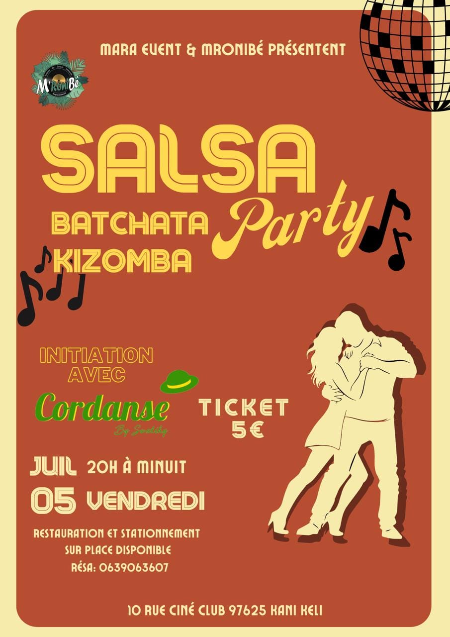 SOIRÉE LATINO SBK M’RONIBE (SUD)