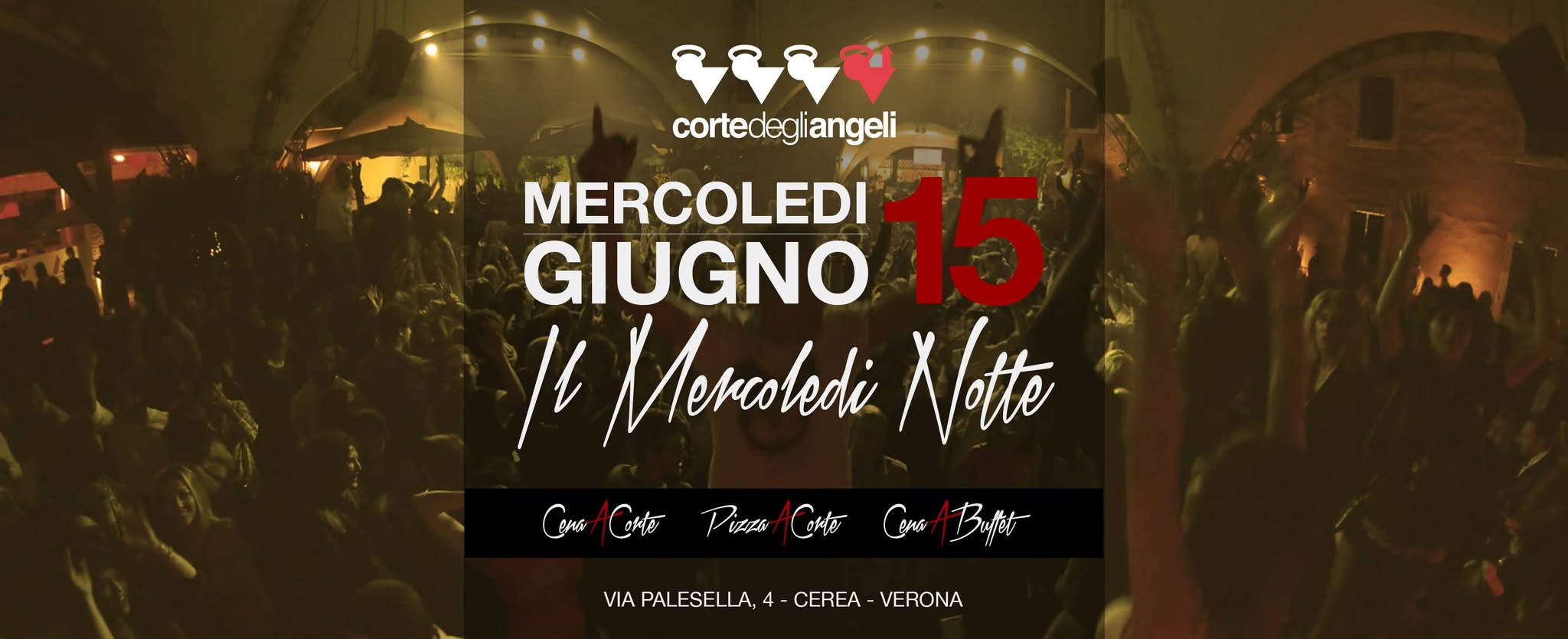 Il Mercoledì Notte alla Corte Degli Angeli Apertura