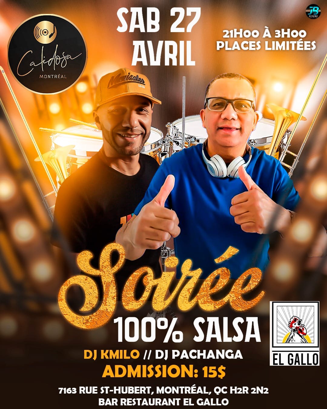 CALIDOSA ❤️💙🤍💚 SOIRÉE 100% SALSA