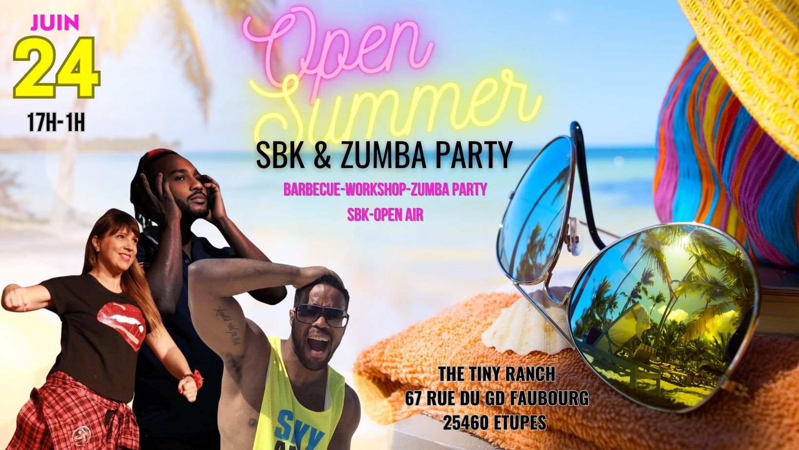 OPEN SUMMER SBK & ZUMBA PARTY (Open air Barbecue Workshops)