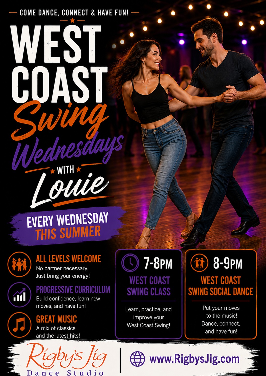 West Coast Swing Wednesdays with Louie