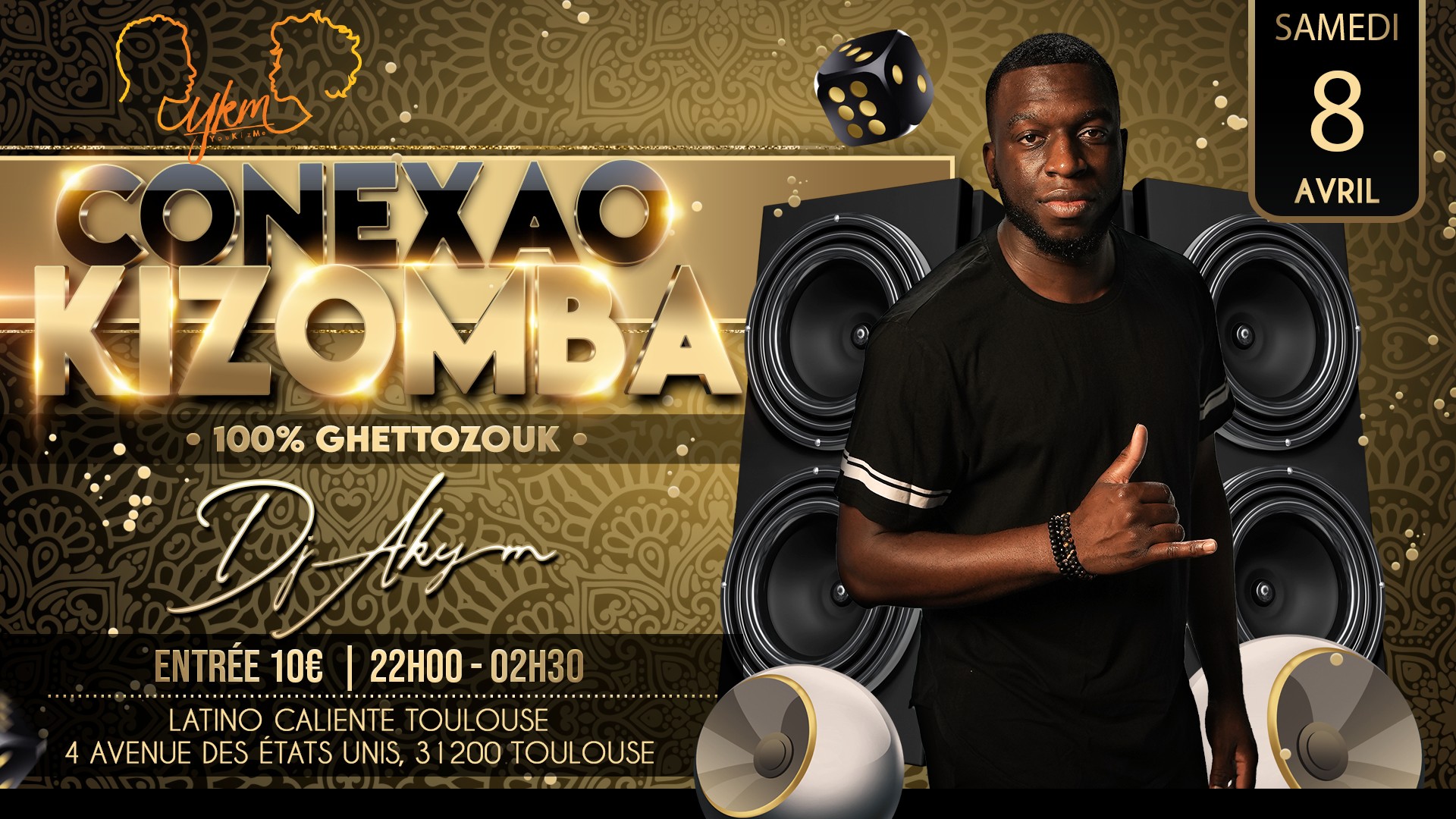 Conexao kizomba - Ghetto kiz - Dj AKYM - Samedi 8 Avril 2023