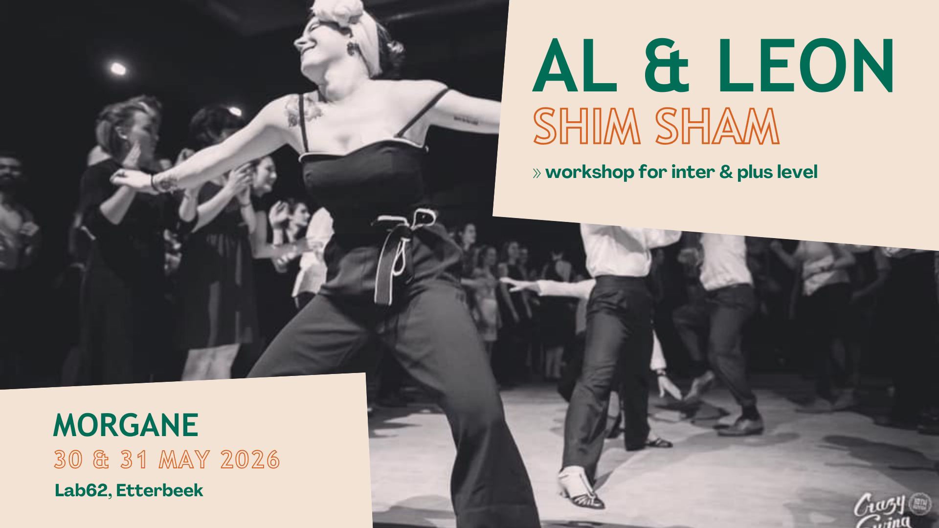 Solo Jazz Workshop Al & Leon Shim Sham with Morgane - Apollo Swing