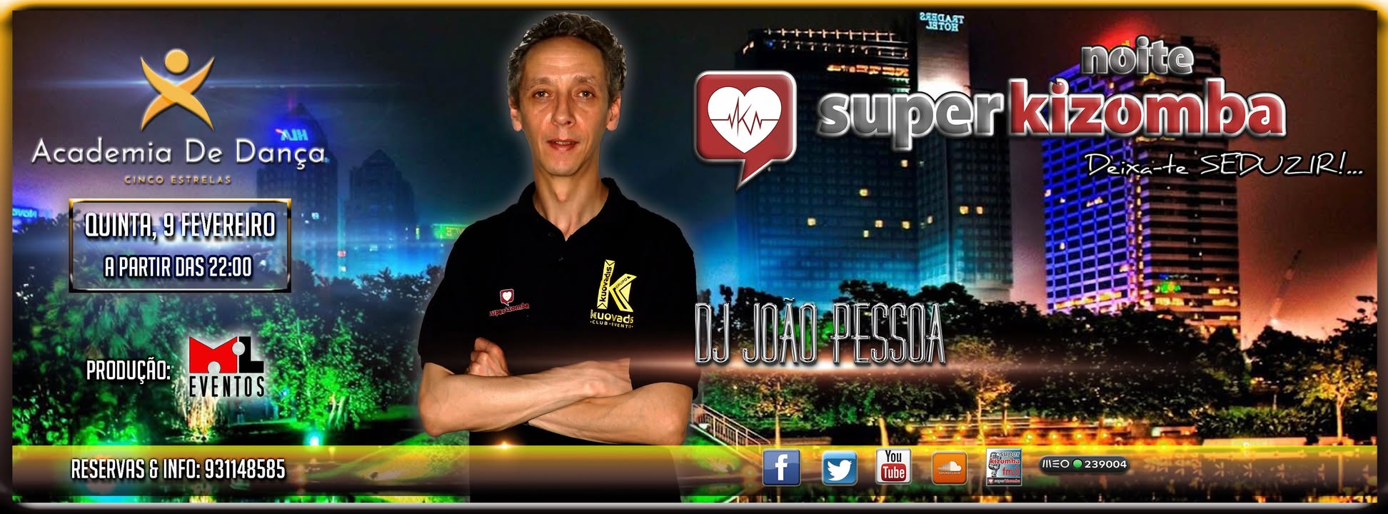 Noite SUPER KIZOMBA - Academia Dança 5 Estrelas Portimão