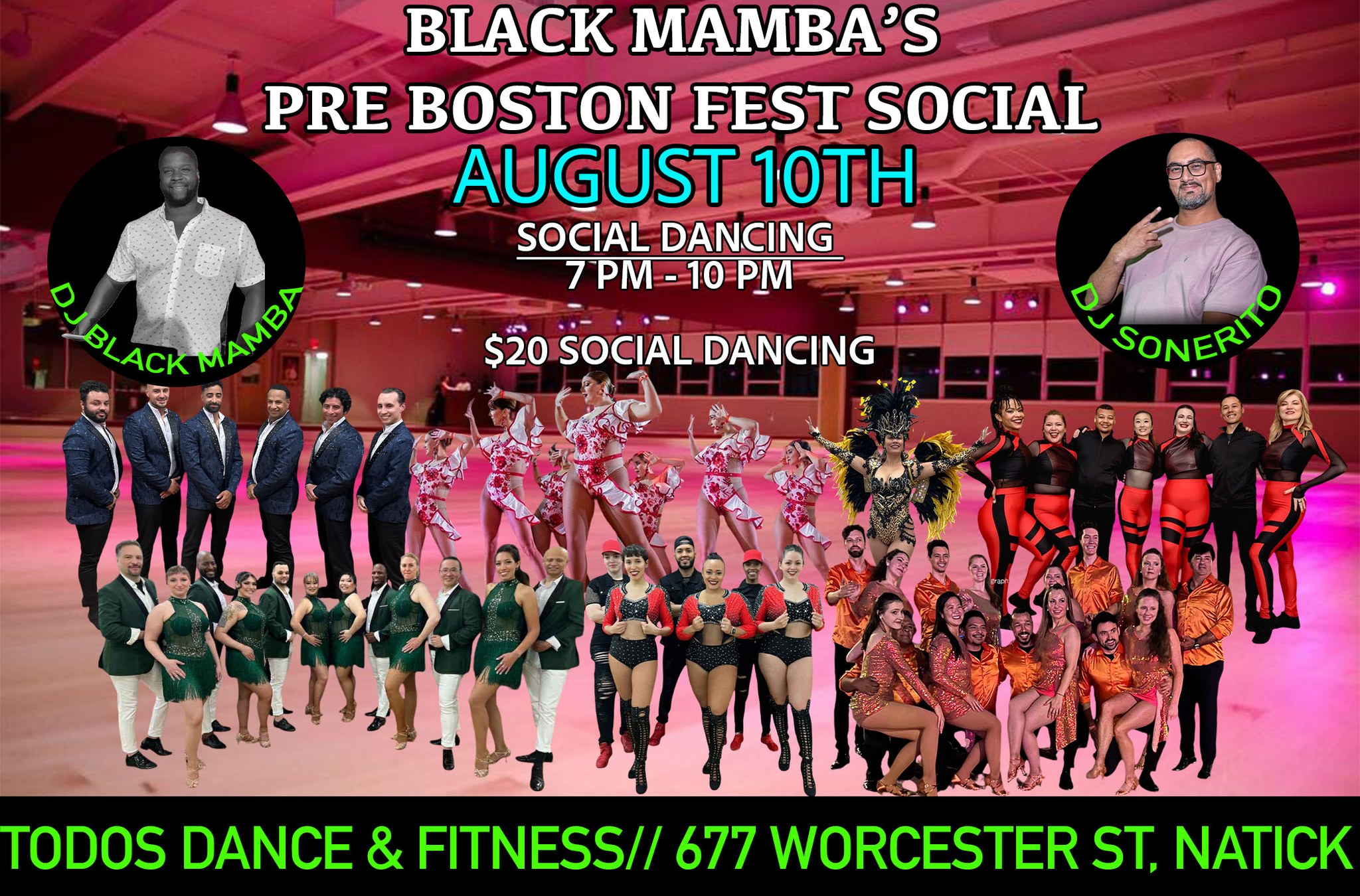 Black Mamba's " Pre-Boston Fest" Social