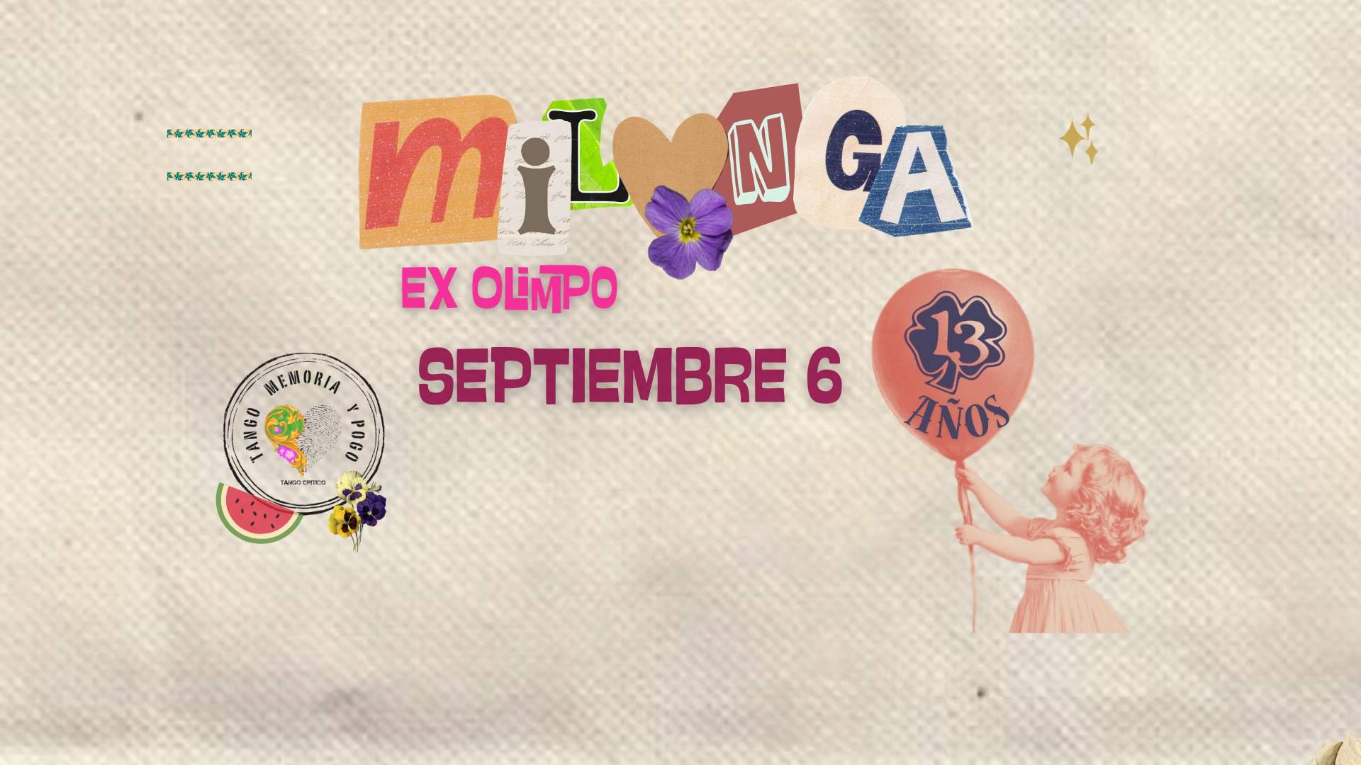 MILONGA en EX Olimpo. 13 años de Tango Critico