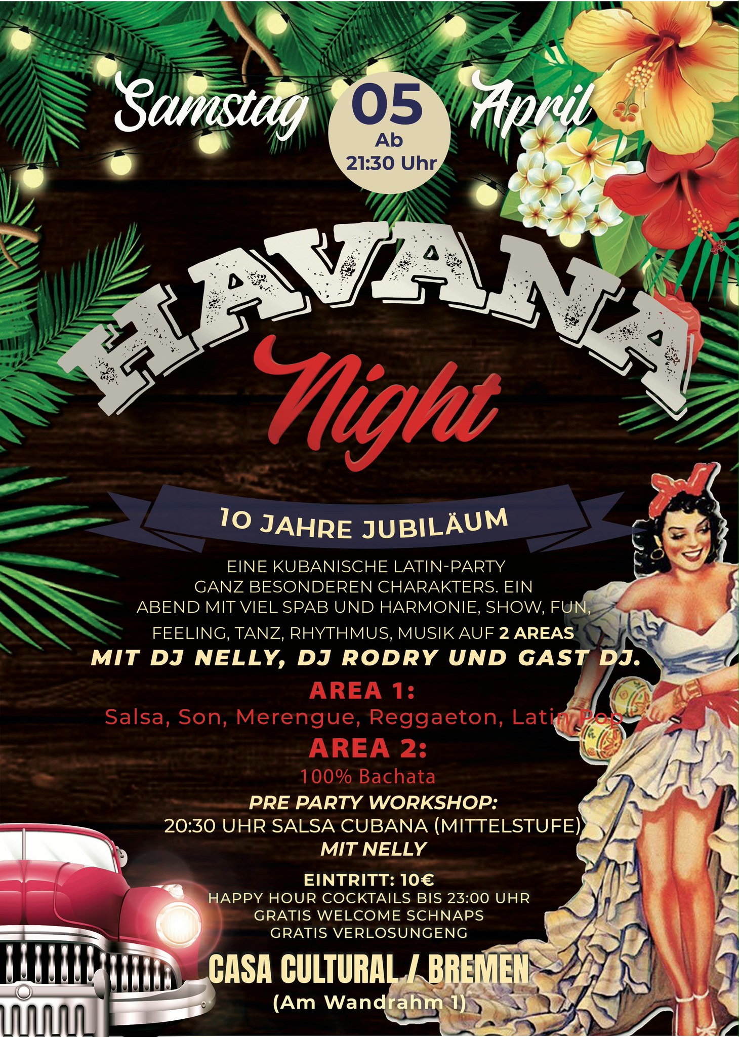 🔥Havana Night - Die Cuban-Latin Party Jubiläum🔥🤩🔥