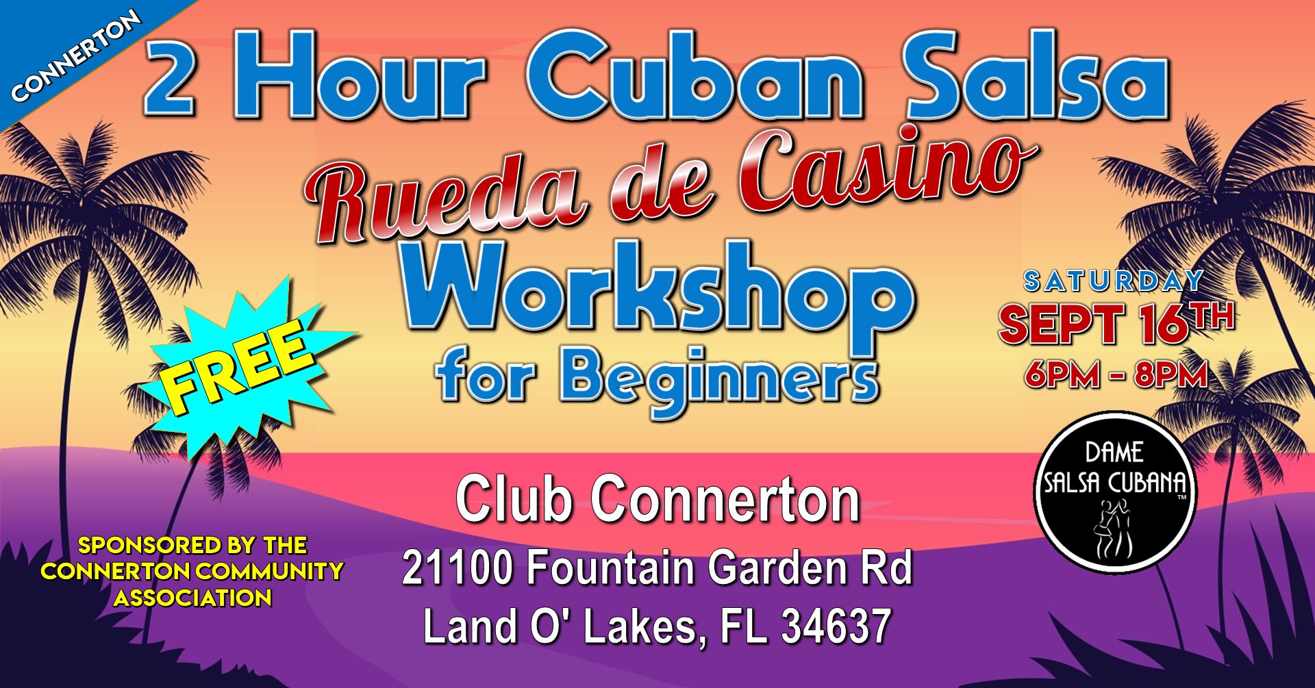 FREE 2-hr Cuban Salsa (Rueda de Casino) Workshop