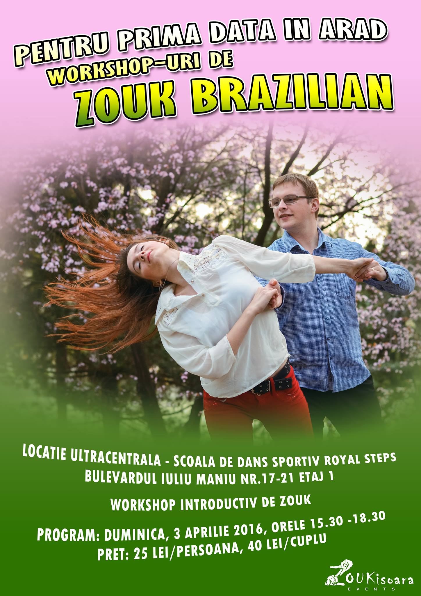 Workshop de Zouk Brazilian in Arad!