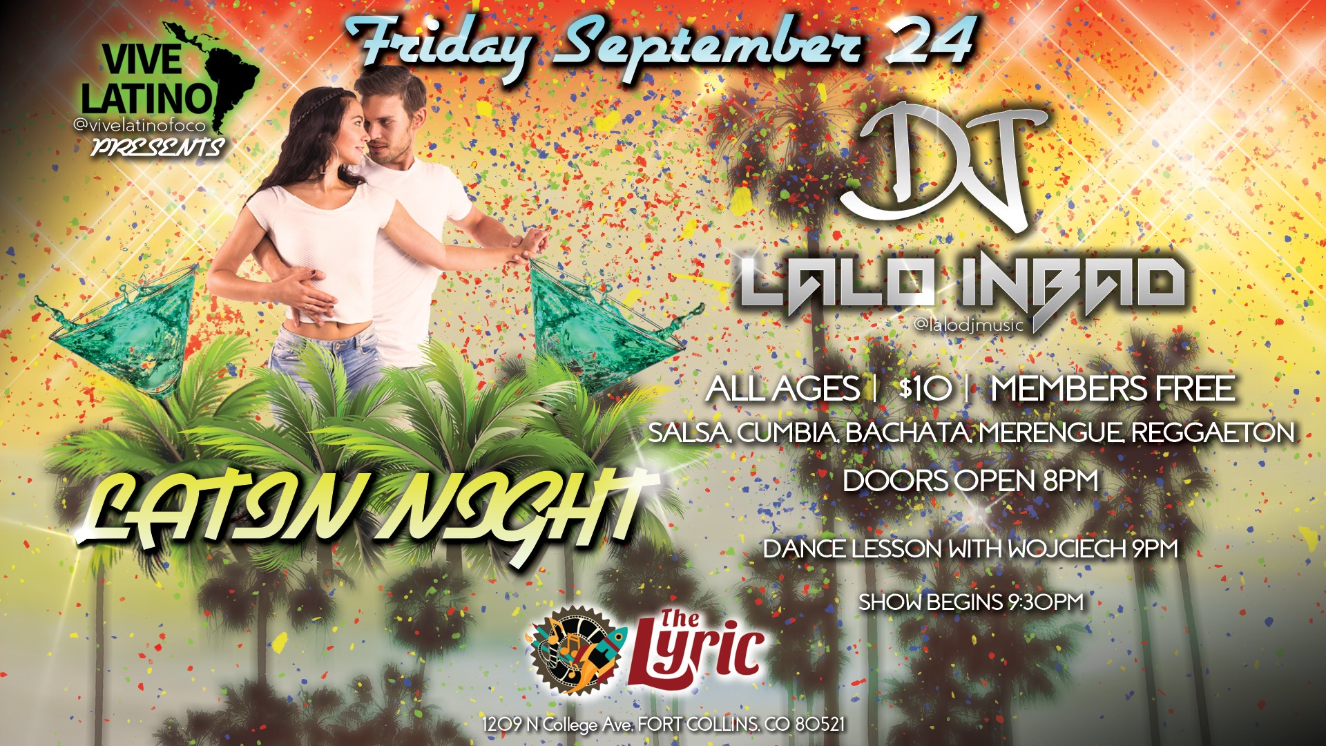 Latin Night Series: DJ Lalo inBad + Dance Lesson