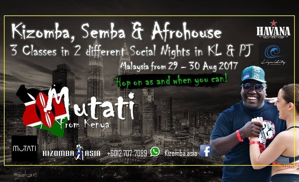 Kizomba, Semba & AfroHouse Hop on Fun Class by Mutati