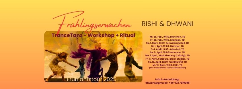 Frühlingserwachen 2025 - Live TranceTanz mit Rishi & Dhwani