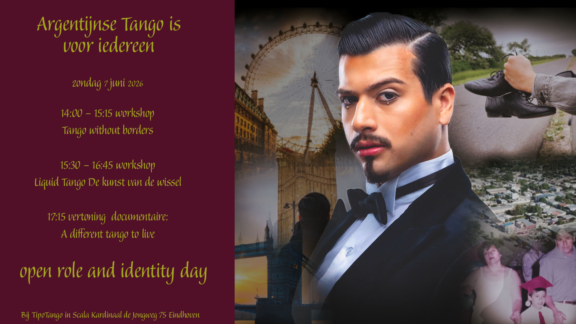 Argentijnse tango is voor iedereen: open rol en identiteitsdag