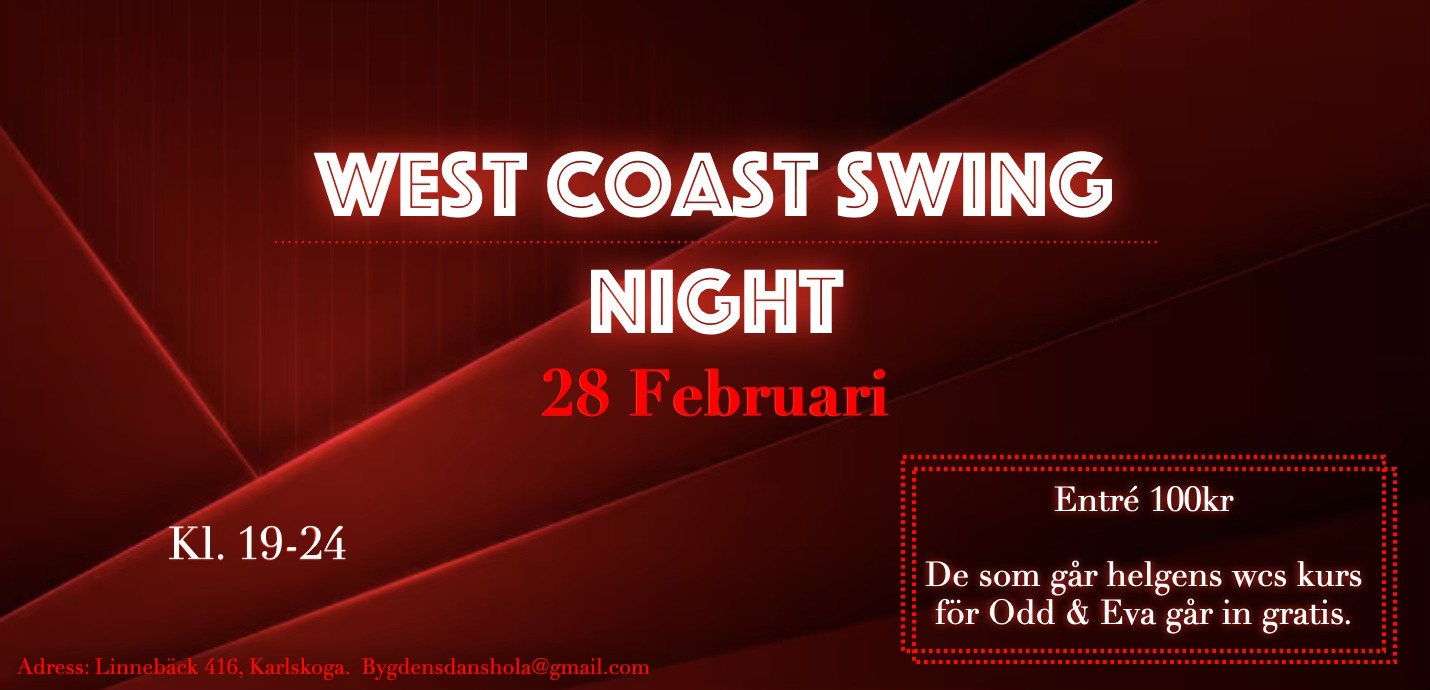 West Coast Swing Night
