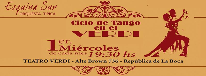 Ciclo de Tango en Verdi - 2 de Septiembre-